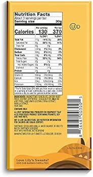 Lily's Chocolate Variety 6 Pack | Made with Stevia, No Added Sugar, Low- Carb, Keto Friendly | 6 Flavors, 1 Bar each | Sampler, Gift Set