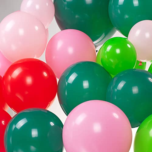 Summer Fruit Watermelon Party Decorations Balloon Arch Garland Kit Red Green Pink With Watermelon Mylar Balloons For One In A Melon Theme Coco Melon Birthday Party Decorations #TOP5
