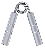 Robert Baraban Aluminium Handgripper, extra stabile Ausführung, verchromt, Handtrainer für maximale Griffkraft, das Original, 260 lbs