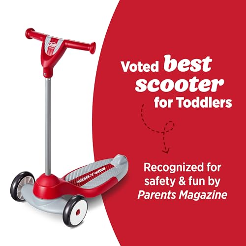 Image of Radio Flyer My 1st Scooter, For Kids 2-5 Years Old, Red