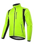 BERGRISAR Chaqueta Ciclismo Hombre Invierno Polar ...: Cortaviento y resistente al agua: La chaqueta de ciclismo para hombre fabricada con un material compuesto de tres capas que ofrece calidez y comodidad. La suave capa interior de forro polar proporciona un calor duradero, mientras que el tejido resist...