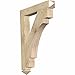 Ekena Millwork BKT04X30X38MRC03RDF Merced Arts & Crafts Rough Sawn Bracket, 4" Width x 30" Depth x 38" Height, Douglas Fir
