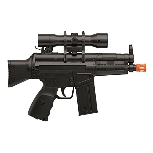 Game Face GFAPM74DPB Dual Power M74 Mini AEG Airsoft Rifle, Black