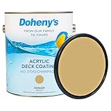 Doheny's Deck Coating | Champagne Pool & Patio Surface Paint | Durable Waterproof Finish | UV Resistant | Easy Application | Long-Lasting Protection | Proudly Made in USA | 128 fl oz