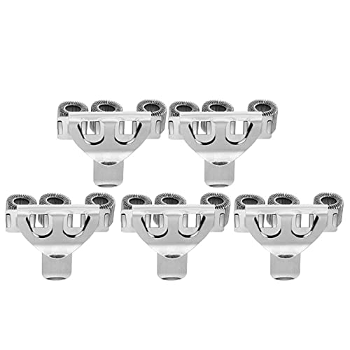 5 pièces porte-stylo à ressort en métal à Triple trou avec pince de poche   pour les   médecins d' ordinateur portable infirmière porte-stylos uniformes fournitures de bureau Cover