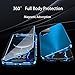 Jonwelsy Funda para iPhone 12 Pro MAX, Adsorción Magnética Parachoques Metal con...