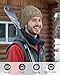 Senker Fashion Slouchy Beanie for Men Women, Oversized Winter Beanies Hats Warm Thick Stocking Caps for Gifts Outdoor Black Brown