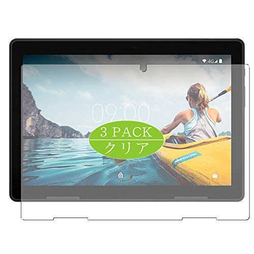 VacFun 3 Piezas HD Claro Protector de Pantalla para MEDION E10703 10.1' Tablet, Screen Protector Sin...