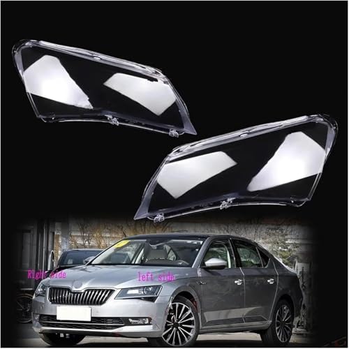 Coque transparente pour phares avant de Skoda Superb 2016 2017 2018 | Cache en plastique - 4
