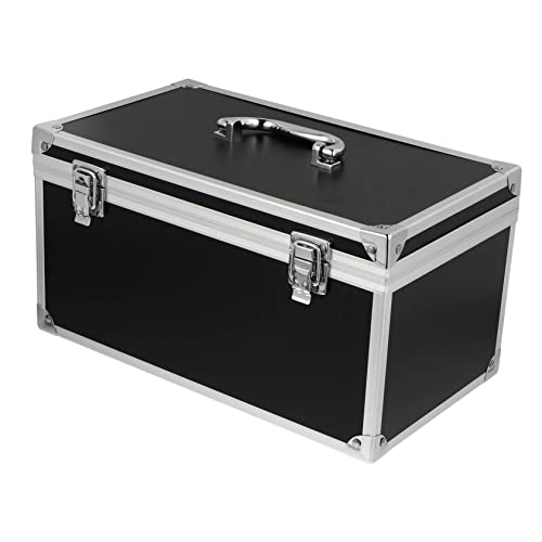 HOLIDYOYO Valigetta Porta Attrezzi in Alluminio Fibbia Di Sicurezza e Interno Imbottito, Custodia Rigida Multifunzione Per Utensili, Adatta a Uso Professionale e Domestico