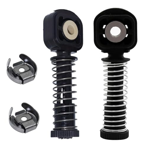 Gear Selector Shift Shifter Cable End Catch Pair 1J0711761B 1J0711761C Fit for VW Polo Jetta Golf for Audi A1 A3 TT B6 B7 Manual Gearbox Shift Linkage Repair Kit Bowden Cable Fix Adjuster
