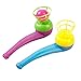 Jinshining 3pcs Random Color Floating Blow Pipe Balls Game Toys, Stress Reliever Balance Blowing Toys for Adults Funny Party Supplies, Floating Blow Pipe and Balls Balance Blowing