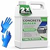 1 Gallon Concrete Sealer, Penetrating Water Sealers Spary Safe for Pets and Plants Suitable for Indoor Use, Water-Based Silane Siloxane Sealer for Outdoor, Driveways, Patios, Masonry, Garge Floor