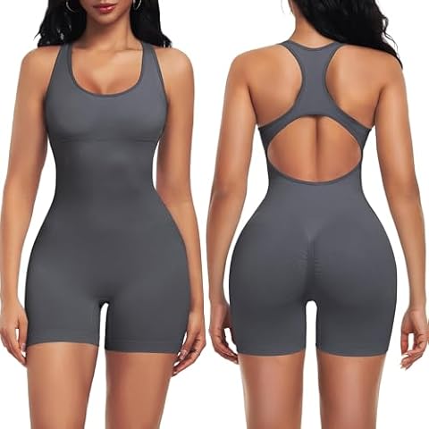 OLCHEE Women's Workout Romper Cover