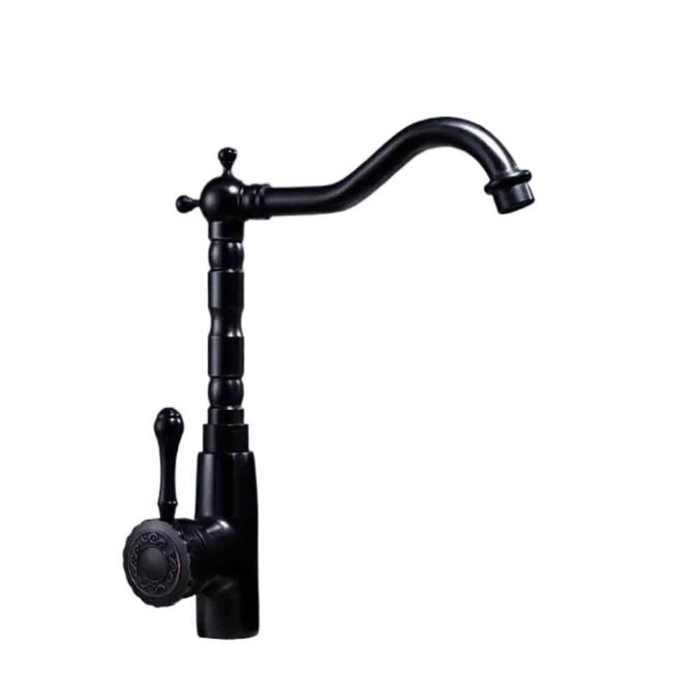 Blyqxs B Kitchen Faucet Rass Athroom Tap Lack Asin Faucet Kitchen Sink Tap Rass Tap Torneira Anheiro Asin Stand Mixer Water(,High)