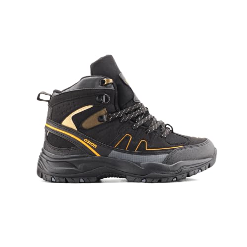 Image of ASIAN Men's Everest-22 Sports Trekking & Hiking,Walking Hi-Neck Shoes with Rubber Outsole & Memory Foam Insole Lace-Up Shoes for Men's & Boy's