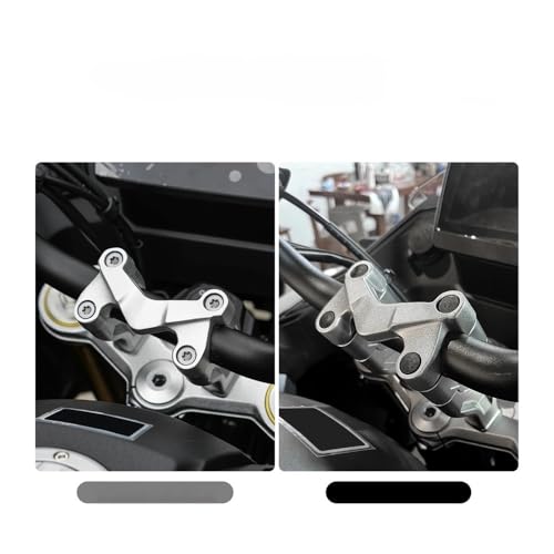 Abrazadera elevadora manillar DS625X y DS625 adaptadores de aluminio para moto de trail 4