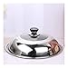 LIQIN Couvercle Couvercle Pot en Acier Inoxydable Wok Ménage à Vapeur Couvercle Universel Wok Couvercle 30/32/34/36 / 40cm (Size : 28cm)