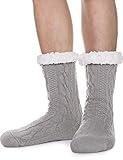 Chaussettes d'hiver pour hommes : les chaussettes pour homme conçues avec un tissu multicouche, un design intérieur épais et pelucheux gardera vos pieds 3 fois plus chaud que les chaussettes en coton, le fil thermique spécial offre une isolation haute performance contre l'air froid avec des capacités supérieures de respiration de l'humidité, la chaleur.