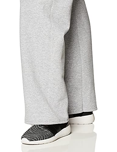 Hanes Women's EcoSmart Open Bottom Leg Sweatpants,Light Steel,Large