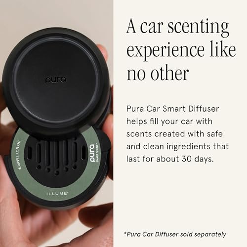 Image of Pura Car Scent Refill - Fragrance for Pura Car Diffuser - Clean & Safe Luxury Diffuser Scent - Long-Lasting Fragrance for 30 Days of Aroma - Fall & Winter Household Essential - Balsam & Cedar
