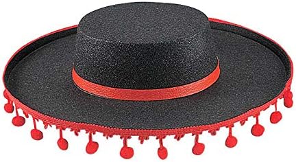 Flamenco Felt 2 Styles Crazy Hats Caps & Headwear for Fancy Dress Costumes Accessory