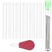 25pcs Beading Needles Size 10 with Needle Threader in Storage Tube