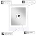 Zadro Rechargeable Led Lighted Fogless Shower Shaving Mirror, White, 1 Count (ZWTAR20W)