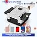 Blu7ive Automatic Card Shuffler for 1-2 Decks, Rechargeable USB-C Electric Poker Card Shuffling Machine with Anti-Jam Motor, Low-Noise & Fast Shuffler for Poker, Blackjack, Family Game Night