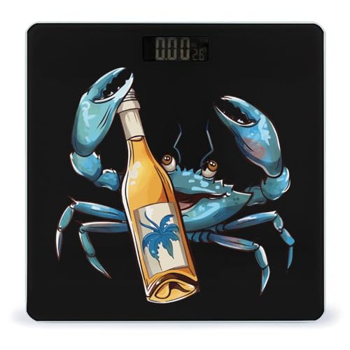 Blue Brew Crab Scale for Body Weight Bathroom Digital Body Weight High Precision Scale for Home Office