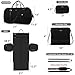Convertible Garment Duffel Bag for Travel - Carry On Garment Bags With Toiletry Bag Large Weekender Bag for Men Women 2 in 1 Hanging Suitcase Suit Travel Duffel Overnight Bags 4pcs Set