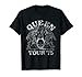 Queen Official Tour 75 Crest Logo T-Shirt