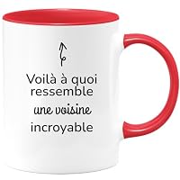 Quotedazur Personalized Mug - "Here's What An Amazing Friend Looks Like" Funny Gift Idea - White Ceramic