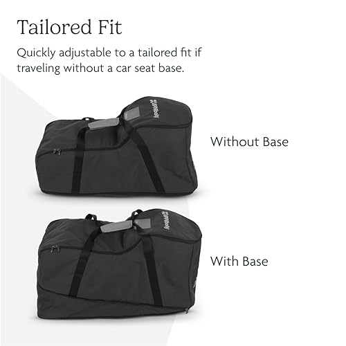 uppababy travel bag for aria and mesa infant car seatseasy-carry handles  durable designtravelsafe