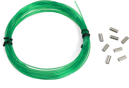 Cressi Multifilament Ø 1.6 mm w/Crimps, Green, 25 ft