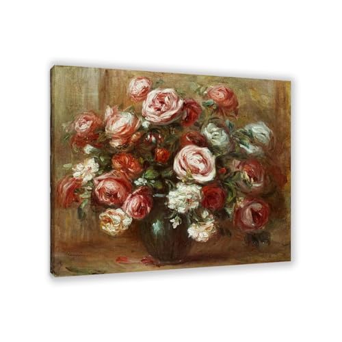 Reproductions d'impressions sur toile haut de gamme MOBYAT peinture de fleurs 70x85cm