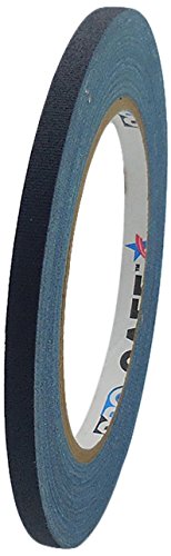 Pro-Gaff RS127BL6X25 6 mm x 25 yd Fluorescent Matt Cloth Tape