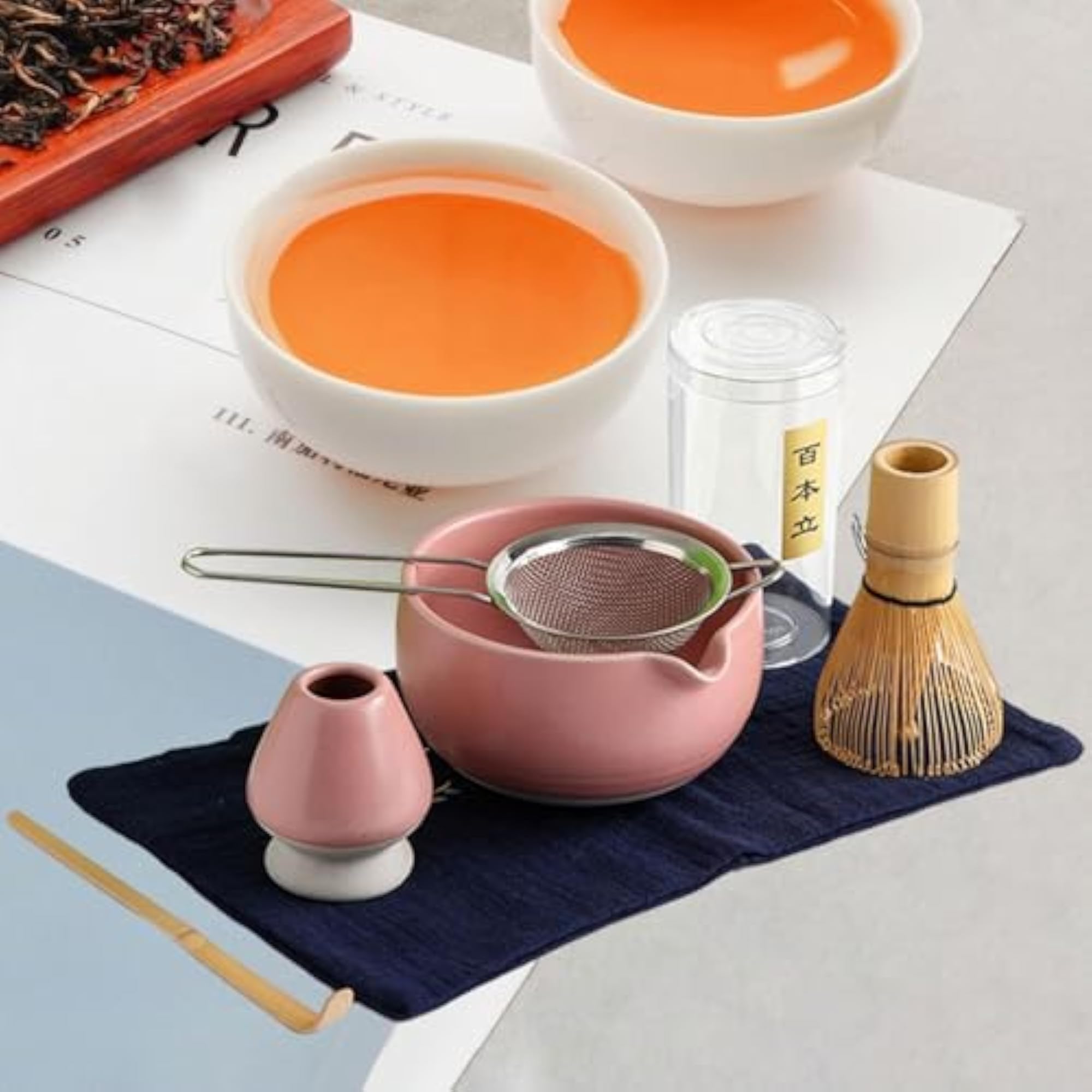 6X Japanese Matcha Tea Set Ceramic Bowl