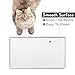 CatGuru Cat Food Mat, Small & Large Pet Feeding Mat, 100% Waterproof Cat Placemat for Food and Water, Silicone Mats for Cats Bowls, Non-Slip Mat for Pet Bowl or Fountain (Small, Marshmallow)