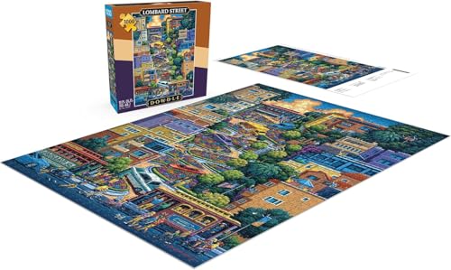 Buffalo Games - Eric Dowdle - Lombard Street - 1000 Piece Jigsaw Puzzle for Adults - Challenging Puzzle Perfect for Game Nights - Finished Size is 26.75 x 19.75 - image 4
