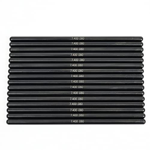 Image of Michigan Motorsports 7.400 inch Chromoly LS Pushrods | Stock Length 5 /16 inch Diameter | Fits 4.8L 5.3L 5.7L 6.0L 6.2L LS1 LS2 LS3 LS6 L76 L92 L99 LQ4 LQ9 L33 LSA