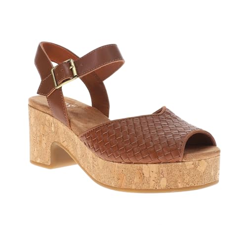 TOMS Women's Isla Platform Block Ankle Strap Sandal Heeled2