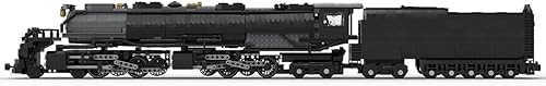 Miniatura 3 de Bloques de construcción de locomotora, 140 4014 Big Boy RC Train Juego de bloques de construcción, kit de locomotora de vapor a control remoto con