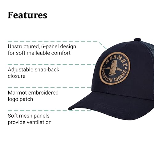 Image of Marmot Unisex-Adult Retro Trucker Hat