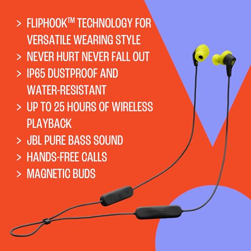 Jbl, Auricolari In-Ear Sport Bluetooth Wireless Endurance Run 3, Nero - 7