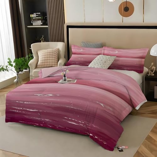 JEDTAKCT Winter Wendbar Bettwäsche 200X200 3 Teilig - Verträumter...