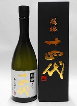 Amazon.co.jp: 十四代 中取り超極 純米大吟醸 720ml 【専用化粧箱入り