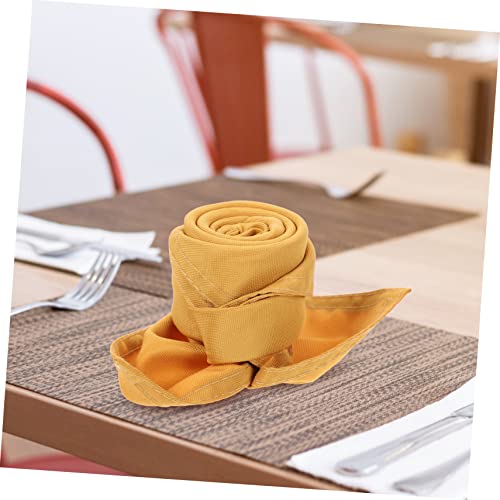 Serviettes de Table Tissu Décoratives UPKOCH en Polyester Durable - 3