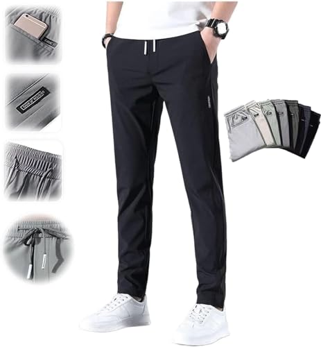 RJDJ Bevawear Fast Dry Stretch Pants Light and Thin, Bevawear Glidepants-Unisex Quick Dry Pull-On Stretch Pants