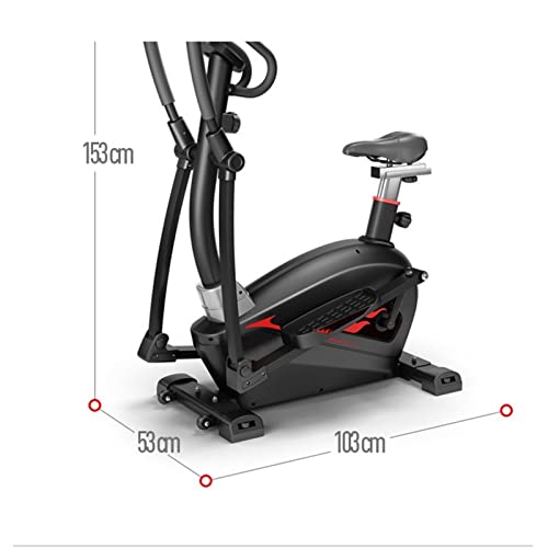 Image of Elliptical Exercise Machine Spinning Bike Multifunctional Elliptical Machine Home Magnetron Silent Space Walker Fitness 16-Speed Adjustment Men and Women